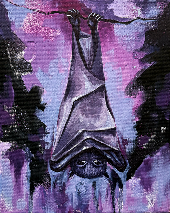 "Hangin on" 8x10 oil on canvas