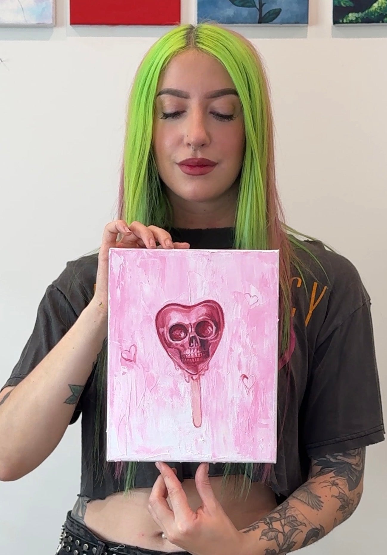 "Laced with grace" 8x10 oil on canvas