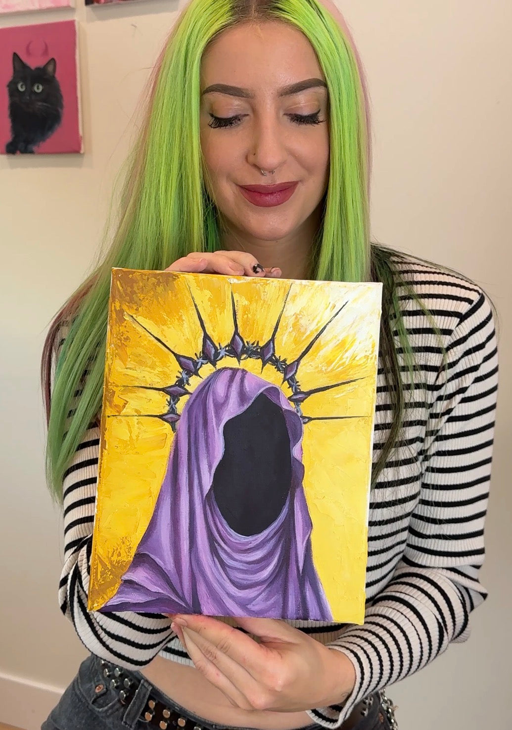 "Goddess of creation" 8x10 oil on canvas