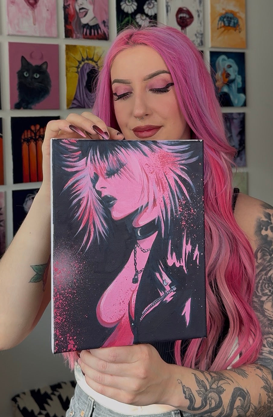 "Freedom in expression" 8x10 oil on canvas