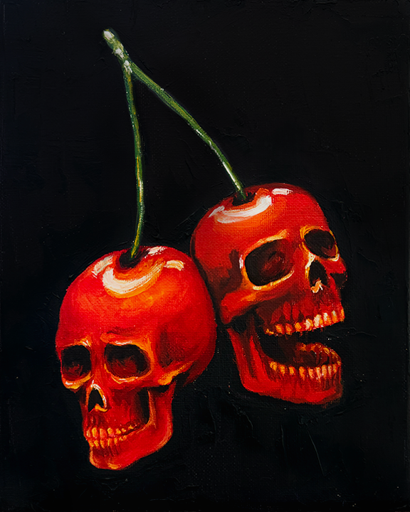 "Bittersweet Strength" 8x10 oil on canvas