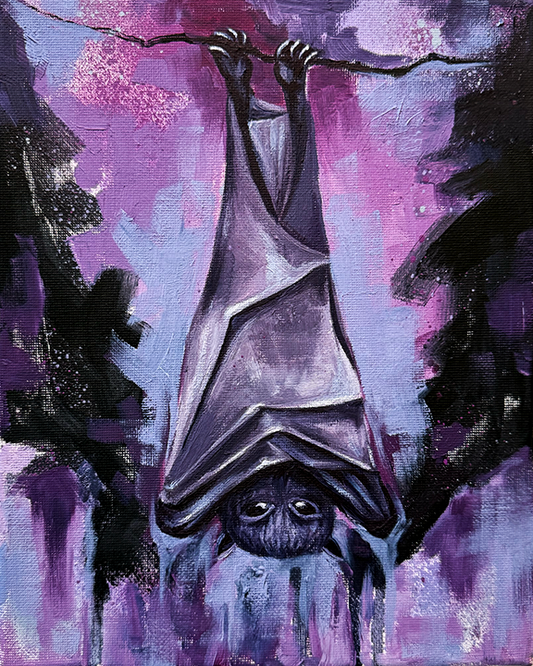 "Hangin on" 8x10 oil on canvas