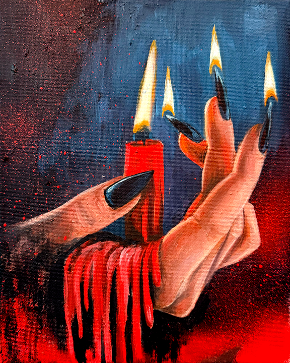 "Softness is strength" 8x10 oil on canvas