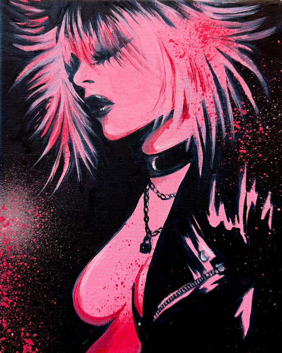 "Freedom in expression" 8x10 oil on canvas