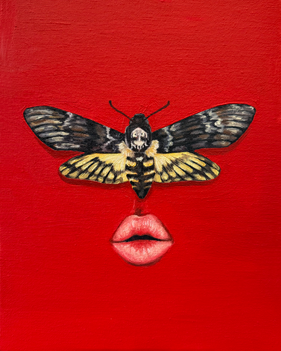 "Death to my Fear" 8x10 oil on canvas