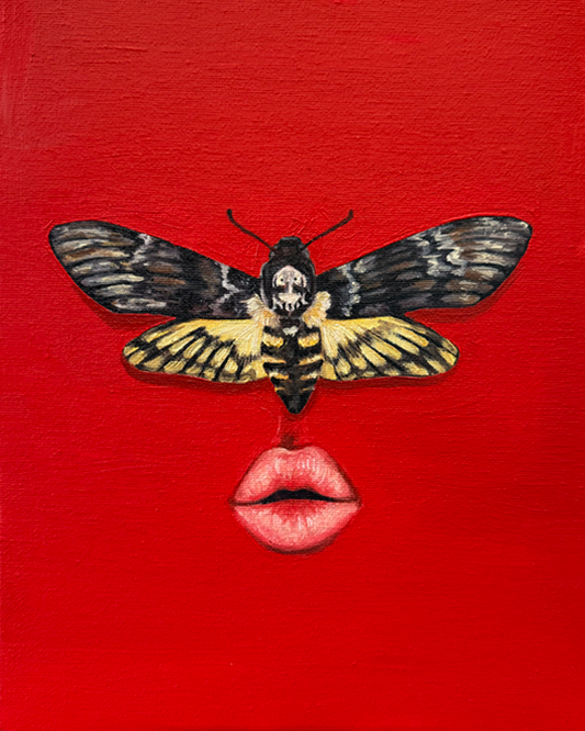 "Death to my Fear" 8x10 oil on canvas