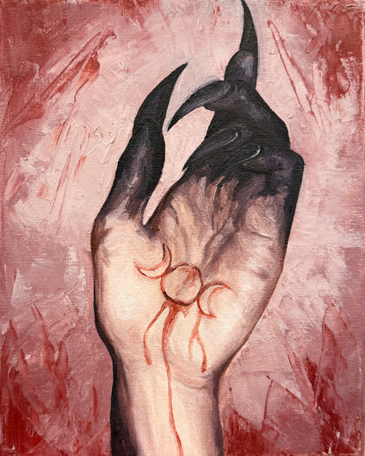 "Break the Cycle" 8x10 oil on canvas