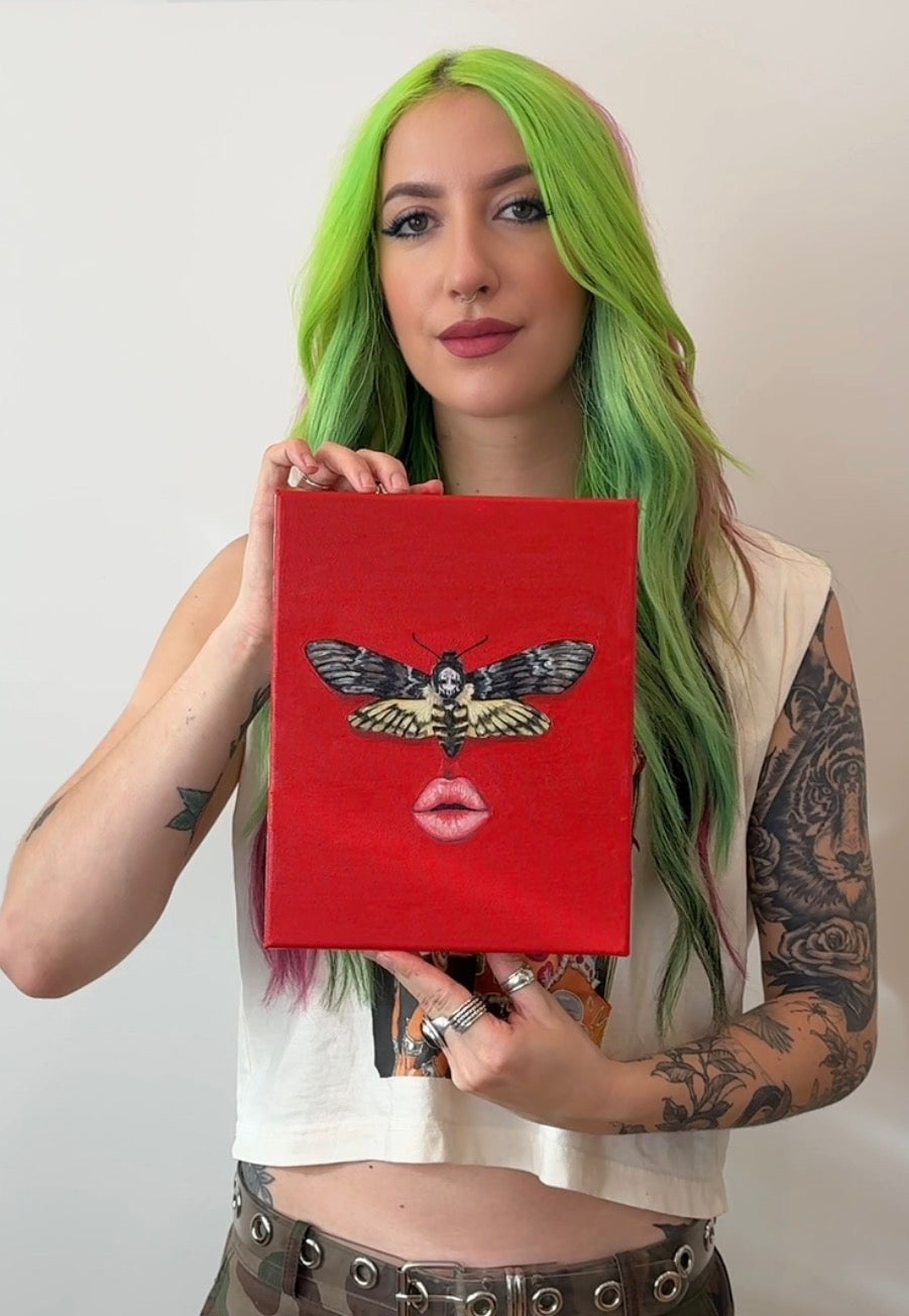 "Death to my Fear" 8x10 oil on canvas