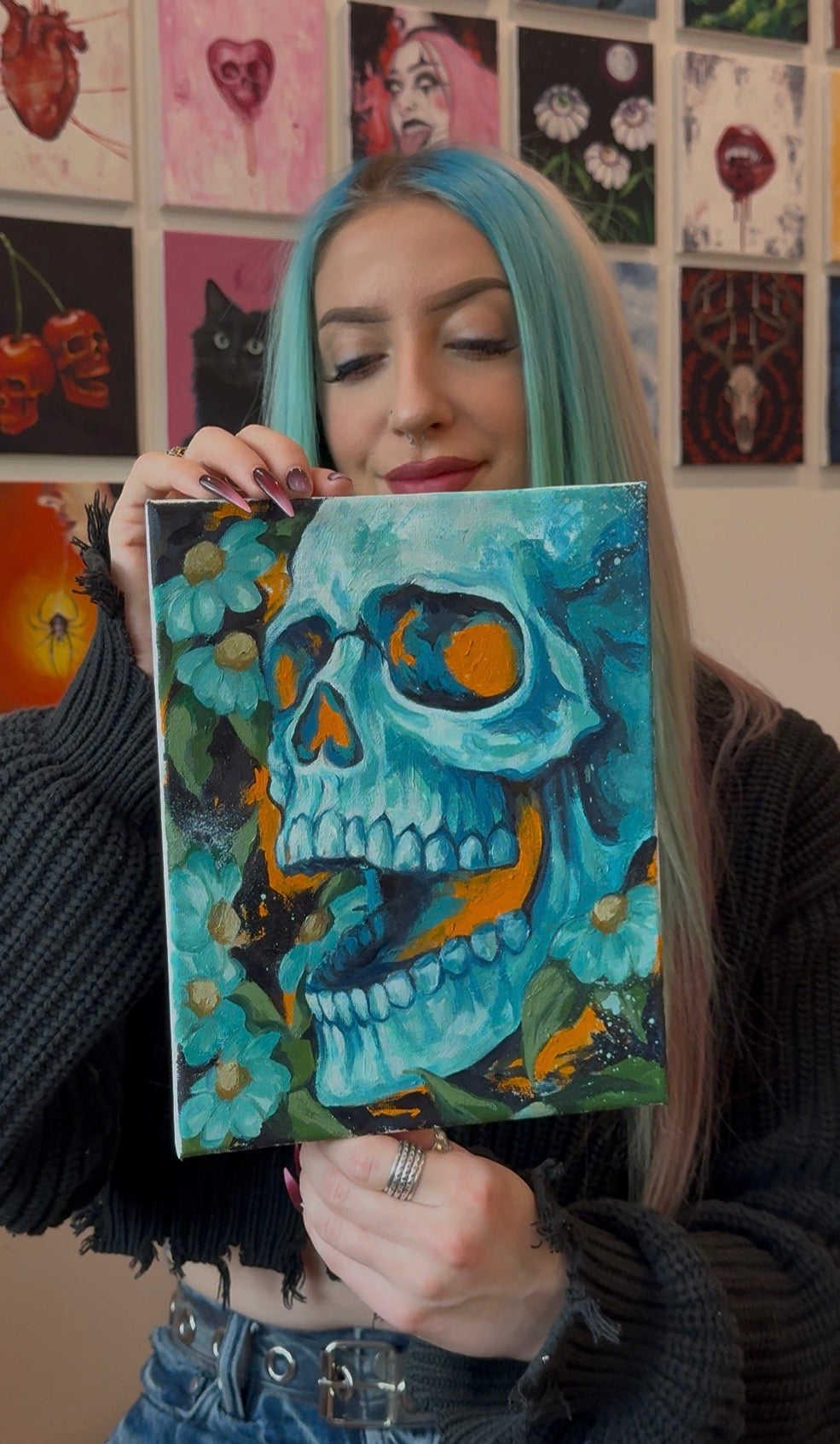 "Perfectly Aligned" 8x10 oil on canvas