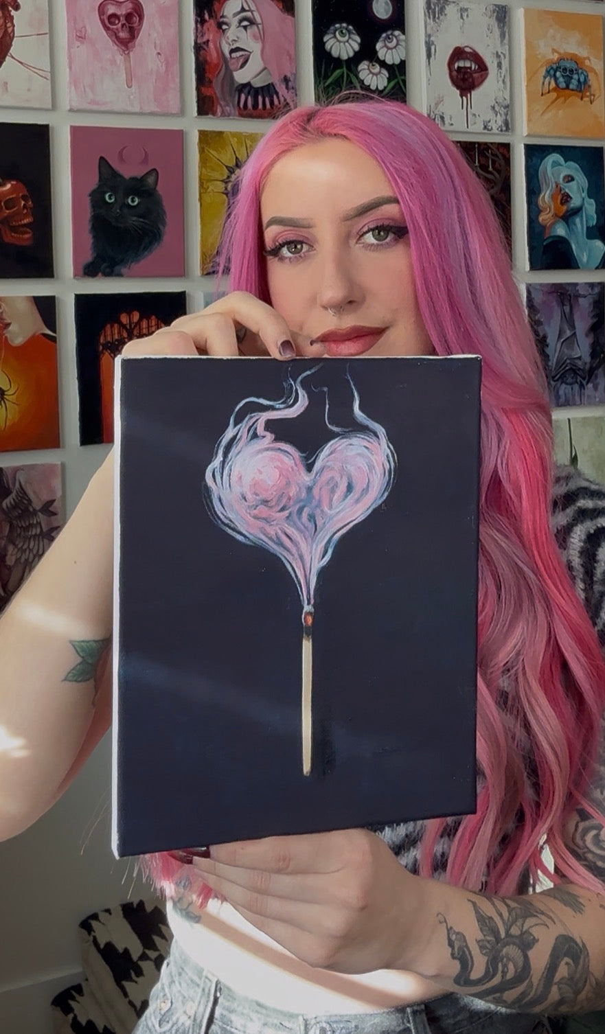 "Protect your peace" 8x10 oil on canvas