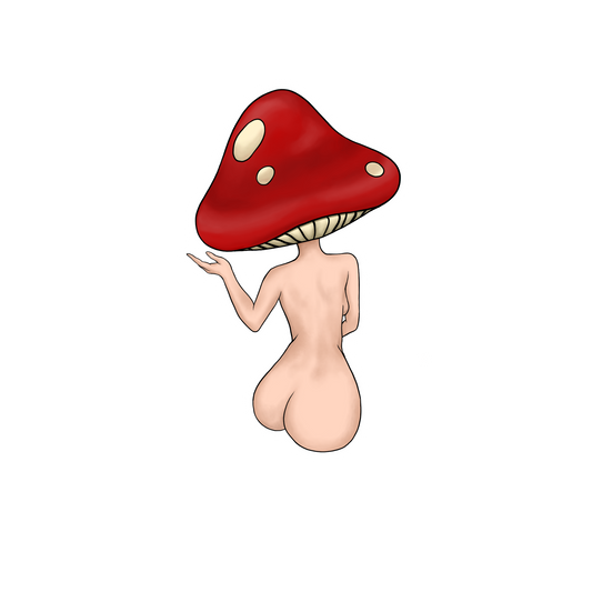 Shroom Lady 1.5x2.5 (Sticker)