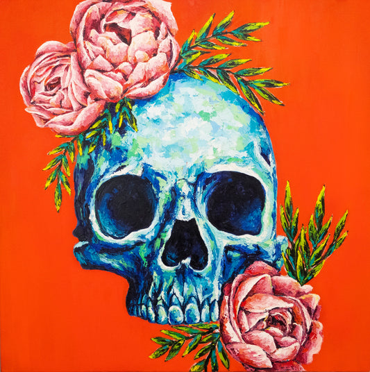 36x36 Bloom, Oil on Canvas (Original)